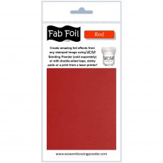 Wow Fab Foil Red | 10cm x 1m
