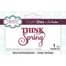 Sue Wilson Craft Dies Mini Expressions Collection Think Spring