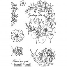 Creative Expressions Designer Boutique Clear Stamps Floral Delivery | Set of 7