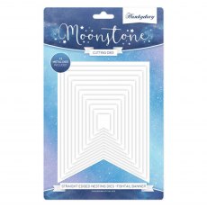 Hunkydory Moonstone Straight Edged Nesting Dies Fishtail Banners | Set of 12