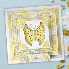 Jamie Rodgers Craft Die Wings of Wonder Collection Butterfly Square Frame | Set of 6