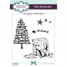Creative Expressions Designer Boutique Clear Stamps Polar Night | Set of 6