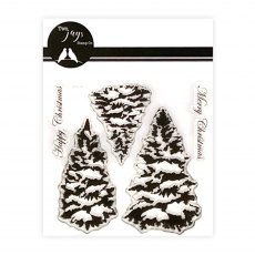 Two Jays Clear Stamp Fir Trees | Set of 5