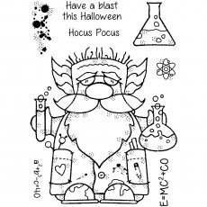 Woodware Clear Stamps Professor Gnome | Set of 8