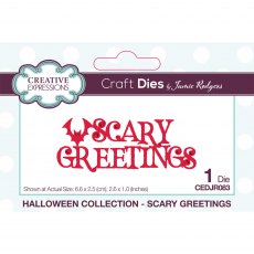 Jamie Rodgers Craft Die Halloween Collection Scary Greetings