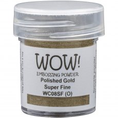 Wow Embossing Powder Polished Gold Super Fine | 15ml