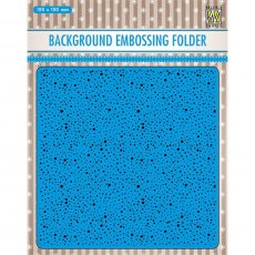 Nellie Snellen Embossing Folder Dots Background