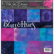 Pink Ink Designs 8 x 8 inch Paper Pad Blues & Hues | 24 sheets