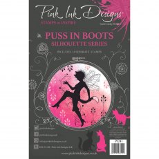 Pink Ink Designs Clear Stamp Puss In Boots | Set of 14