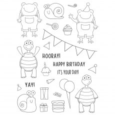 Creative Expressions Jane's Doodles Clear Stamps It's Your Day | Set of 24