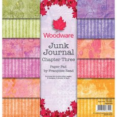 Woodware Francoise Read 8 x 8 inch Paper Pad Junk Journal Chapter Three | 24 sheets