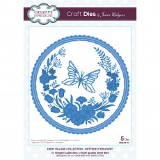 Jamie Rodgers Craft Die Fairy Village Butterfly Bouquet | Set of 5