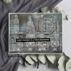 Creative Expressions Stencil by Taylor Made Journals Art Deco | 4 x 8 inch