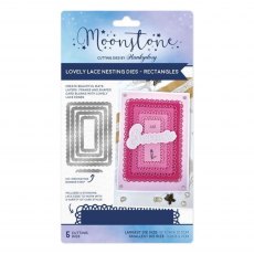 Hunkydory Moonstone Lovely Lace Nesting Dies Rectangles | Set of 5
