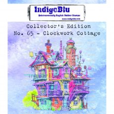 IndigoBlu A7 Rubber Mounted Stamp Collectors Edition No 65 - Clockwork Cottage
