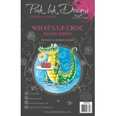 Pink Ink Designs Clear Stamp What's Up Croc? | Set of 11