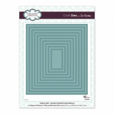 Sue Wilson Craft Dies Noble Collection Double Pierced Rectangles | Set of 10