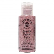 Cosmic Shimmer Sparkle Fabric Paint Ruby Red | 50ml