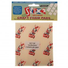 Double Sided Craft Foam Pads 12mm x 38mm x 3mm | Pack of 48
