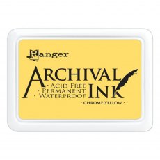 Ranger Archival Ink Pad Chrome Yellow