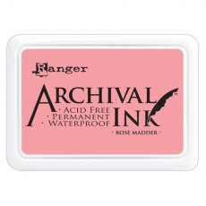 Ranger Archival Ink Pad Rose Madder