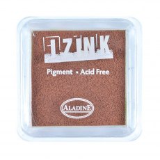 Aladine Izink Pigment Ink Pad Brown | 8cm x 8cm