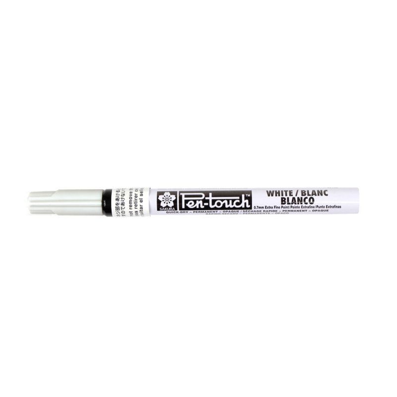 Sakura Pen-Touch White Permanent Marker Extra Fine