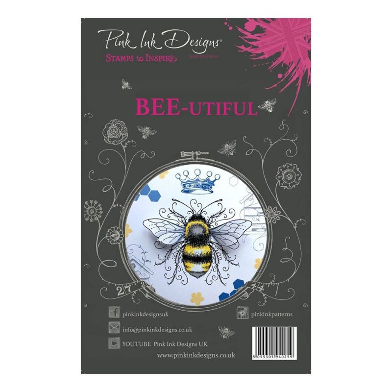 Pink Ink Designs Pink Ink Designs Clear Stamp Bee-utiful | Set of 11