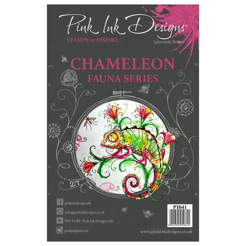 Pink Ink Designs Pink Ink Designs Clear Stamp Chameleon | Set of 12