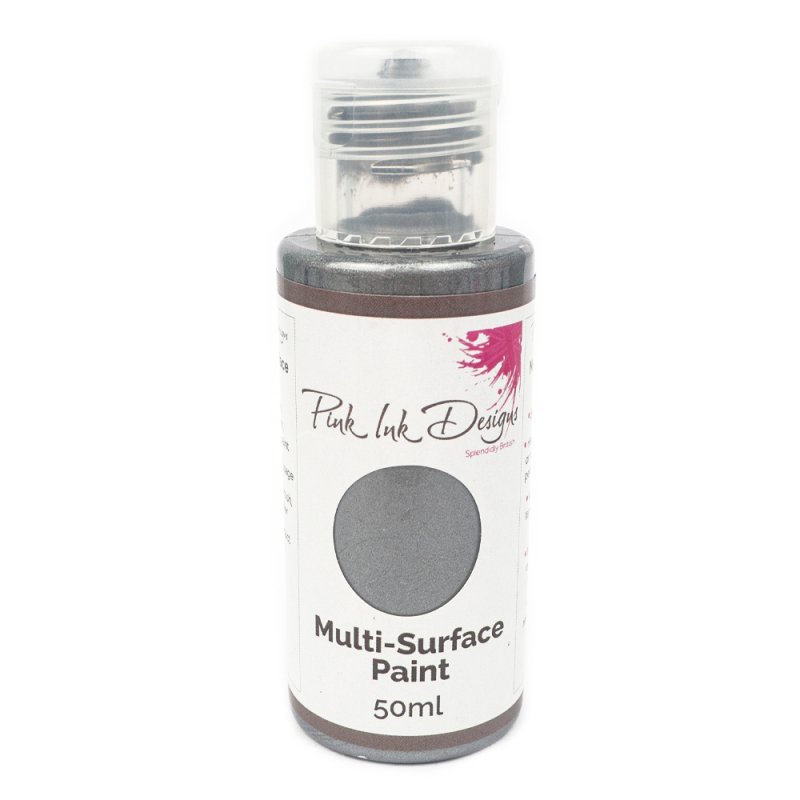 Pink Ink Designs Pink Ink Multi Surface Paint Tarnished Silver Lustre | 50ml