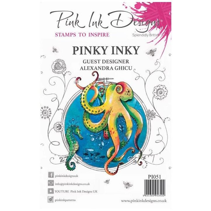 Pink Ink Designs Pink Ink Designs Clear Stamp Pinky Inky | Set of 7