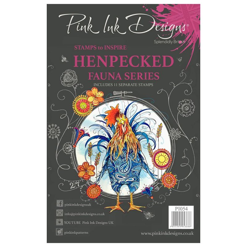 Pink Ink Designs Pink Ink Designs Clear Stamp Henpecked | Set of 11