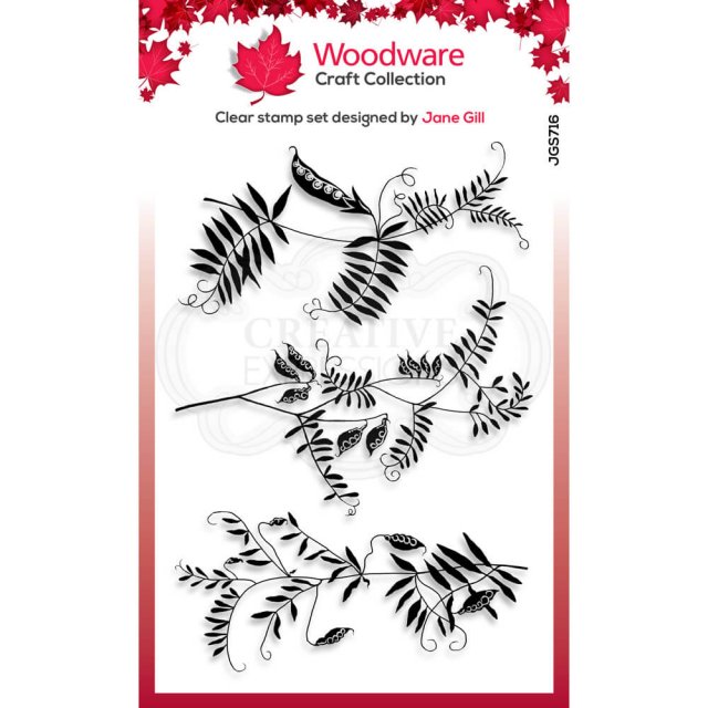 Woodware Woodware Clear Stamps Wood Vetch | Set of 3