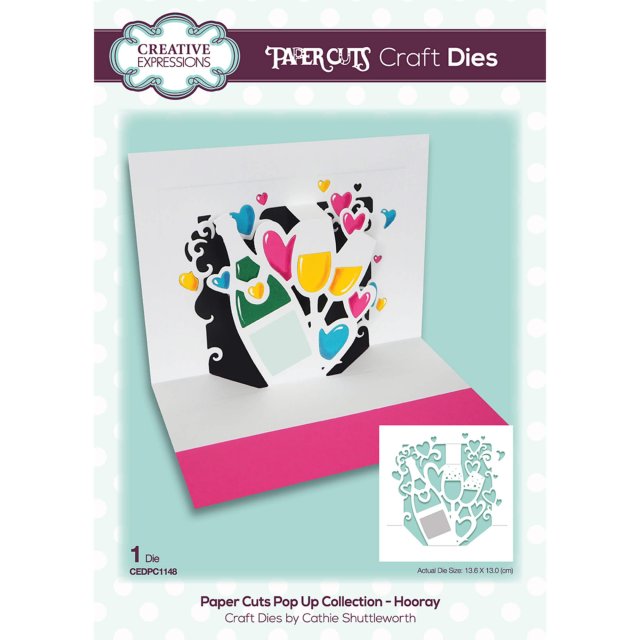 Paper Cuts Creative Expressions Craft Dies Paper Cuts Pop Up Collection Hooray