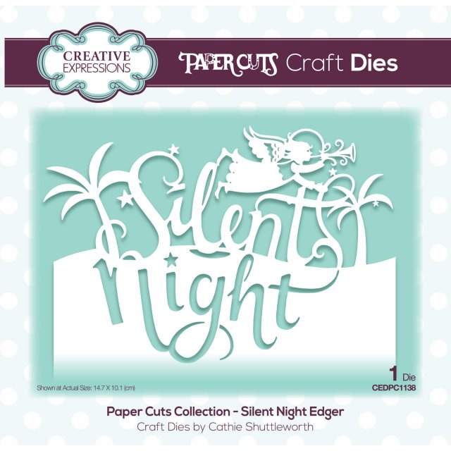 Paper Cuts Creative Expressions Craft Dies Paper Cuts Collection Silent Night Edger