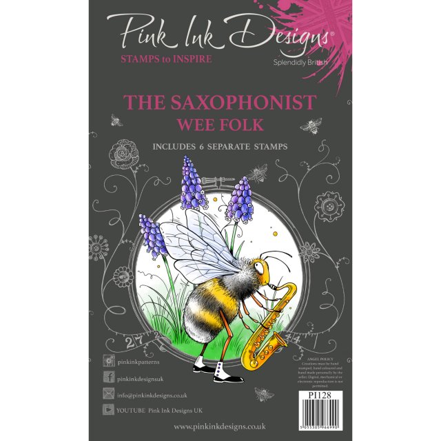Pink Ink Designs Pink Ink Designs Clear Stamp The Saxophonist | Set of 6