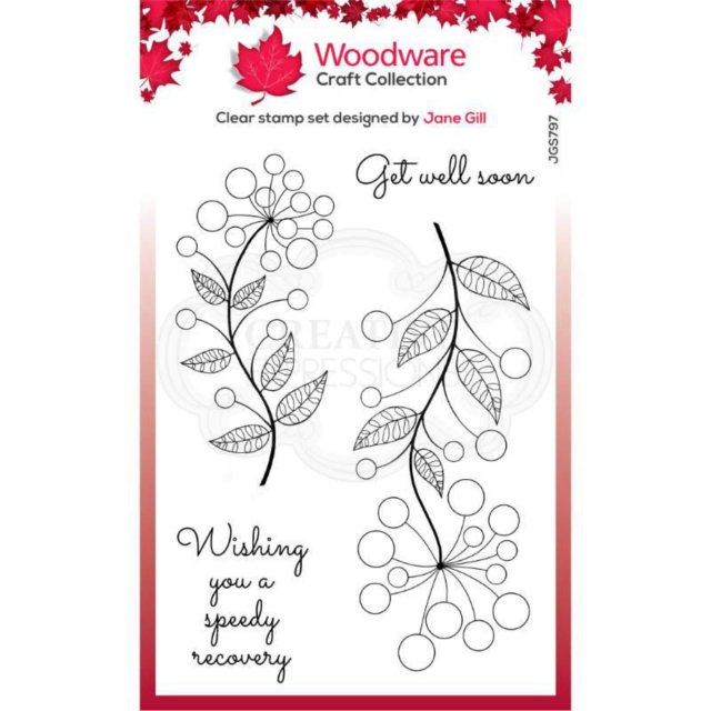 Woodware Woodware Clear Stamps Bubble Bloom Abbie | Set of 4