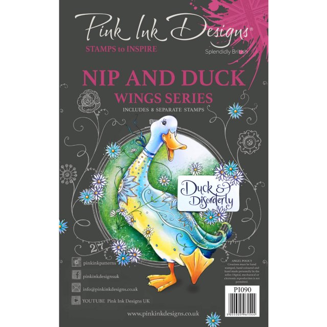 Pink Ink Designs Pink Ink Designs Clear Stamp Nip & Duck | Set of 8