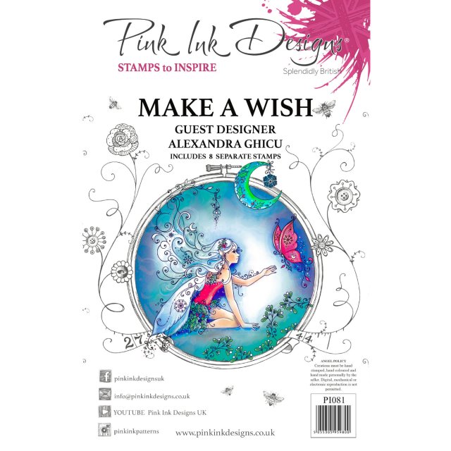 Pink Ink Designs Pink Ink Designs Clear Stamp Make A Wish | Set of 8