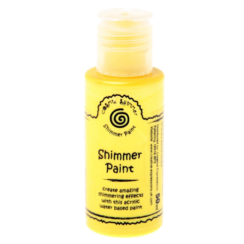 Cosmic Shimmer Shimmer Paint Lemon Mist | 50ml