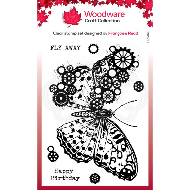 Woodware Woodware Clear Stamps Butterfly