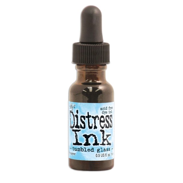 Distress Ranger Tim Holtz Distress Ink Re-Inker Tumbled Glass | 0.5 fl oz