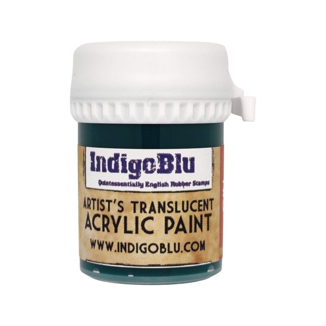 IndigoBlu Stamps IndigoBlu Artists Translucent Acrylic Paint Teal for Two | 20ml