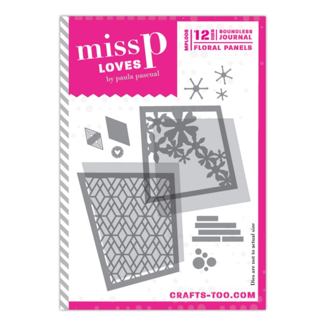 Miss P Loves Miss P Loves Die Set Boundless Journal Floral Panels | Set of 12