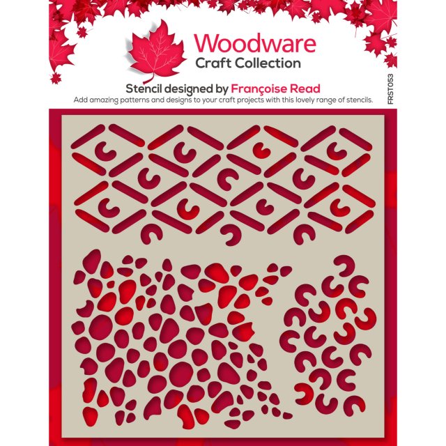 Woodware Woodware Stencil African | 6 x 6 inch