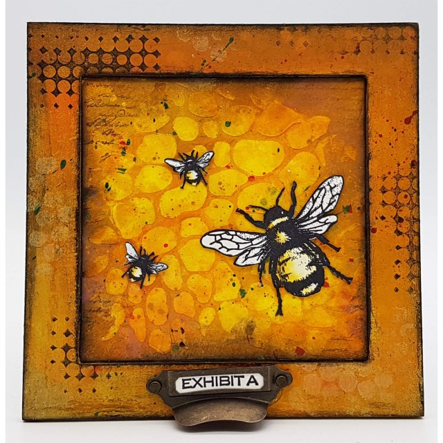 IndigoBlu A7 Rubber Mounted Stamp Collectors Edition No 9 Bumble