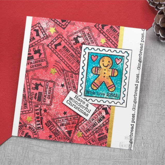 Woodware Clear Stamps Gingerbread Stamp Set of 4