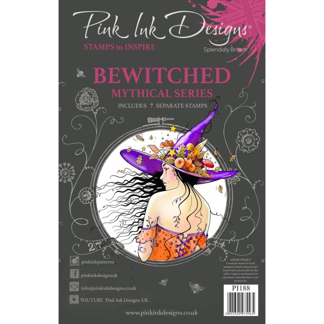 Pink Ink Designs Pink Ink Designs Clear Stamp Bewitched  | Set of 7