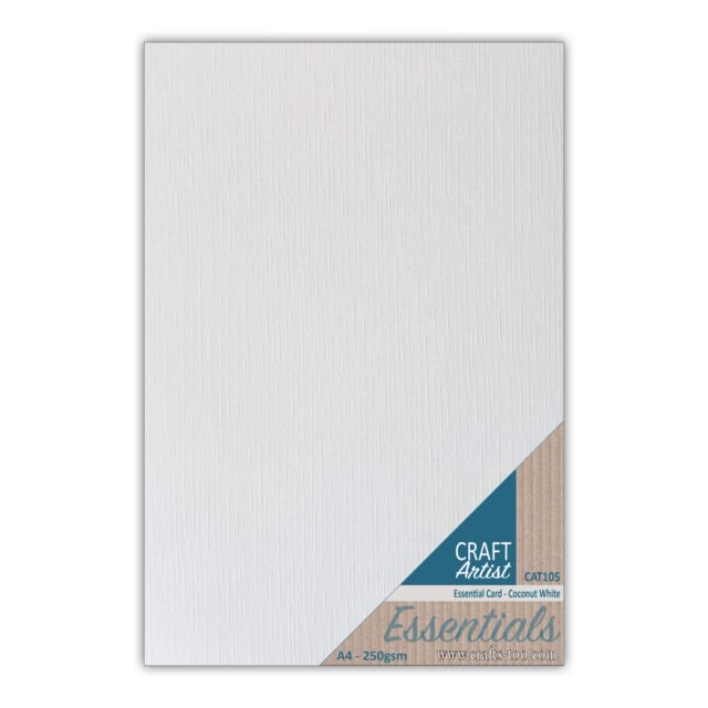 Craft Artist Craft Artist A4 Essential Card Coconut White | 10 sheets