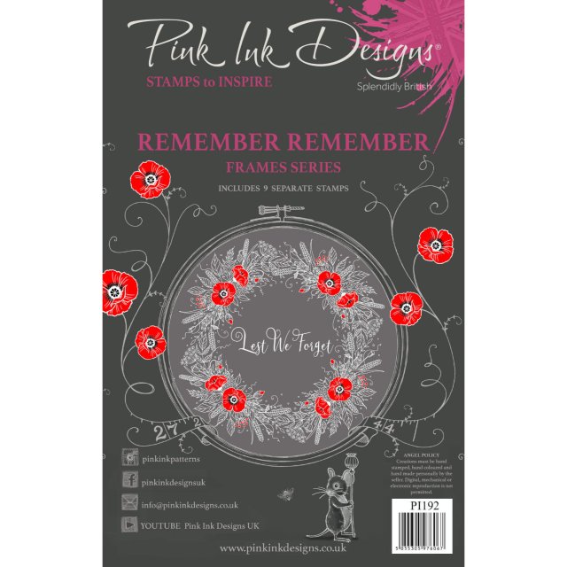 Pink Ink Designs Pink Ink Designs Clear Stamp Remember Remember | Set of 9